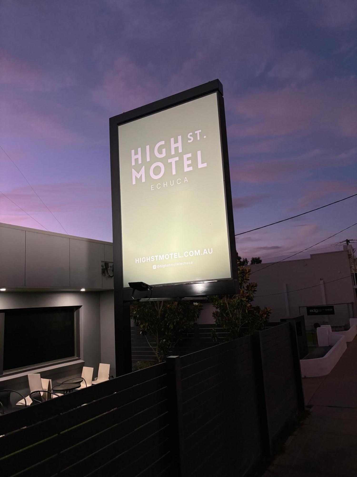 High Street Motel Echuca Exterior foto